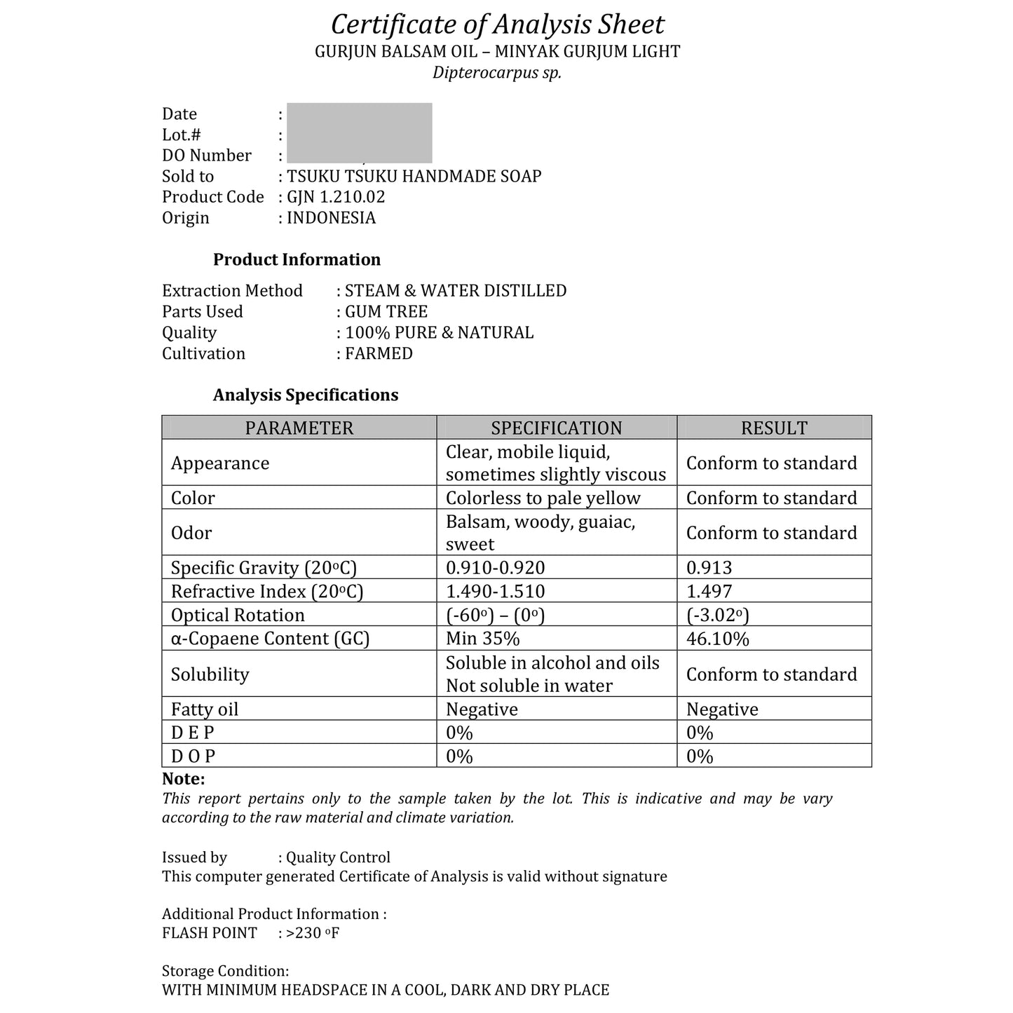 精油グルジュンバルサム /エッセンシャルオイル 5ml/インドネシアの希少な精油