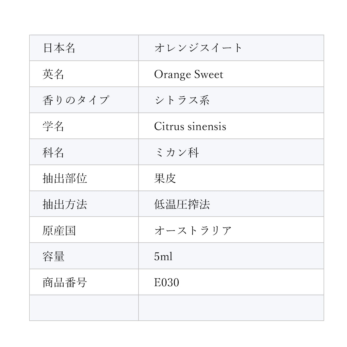 精油オレンジスイート Orange Sweet/エッセンシャルオイル 5ml/Citrus sinensis