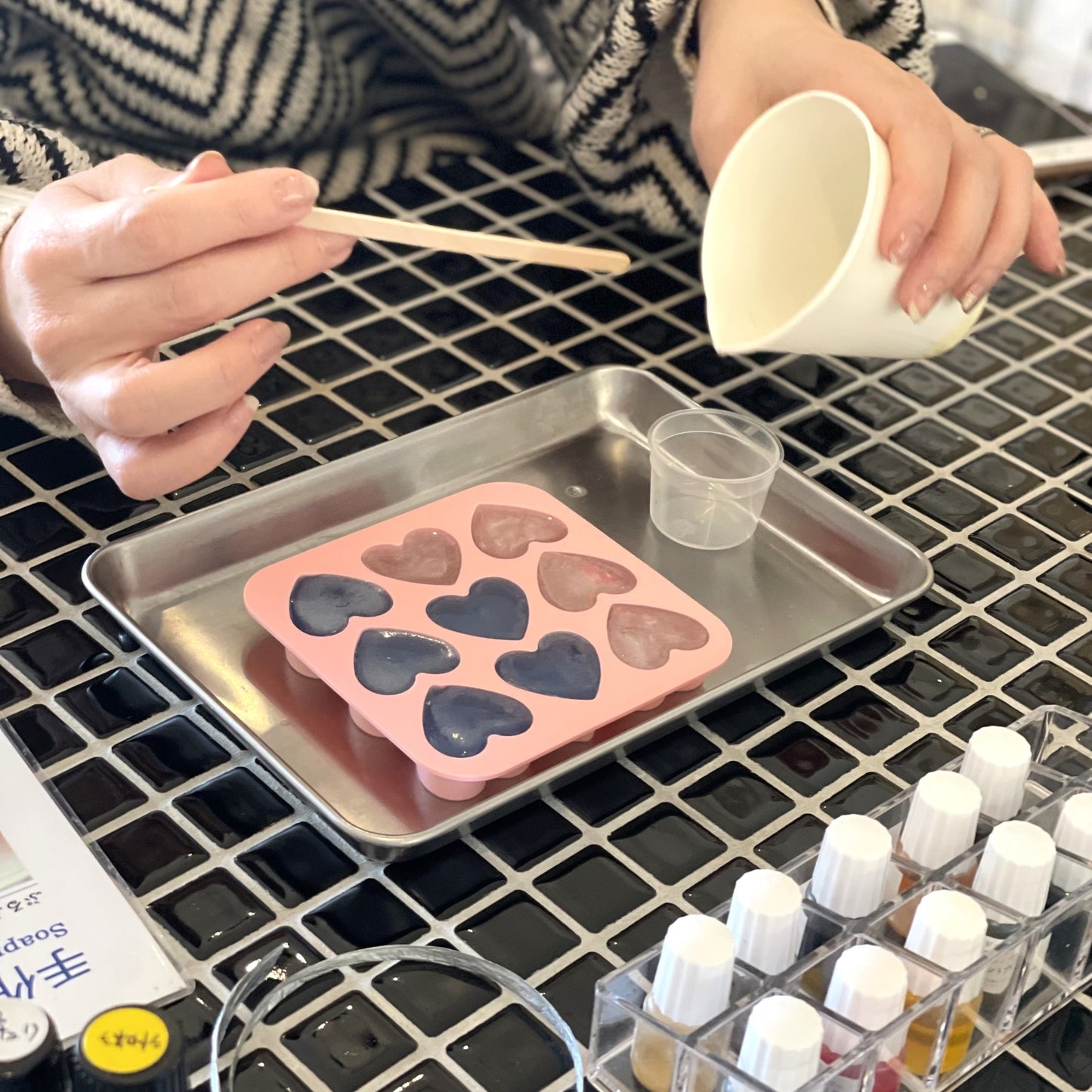 MPソープ作り -Mini Trial- Melt & Pour Soap Making