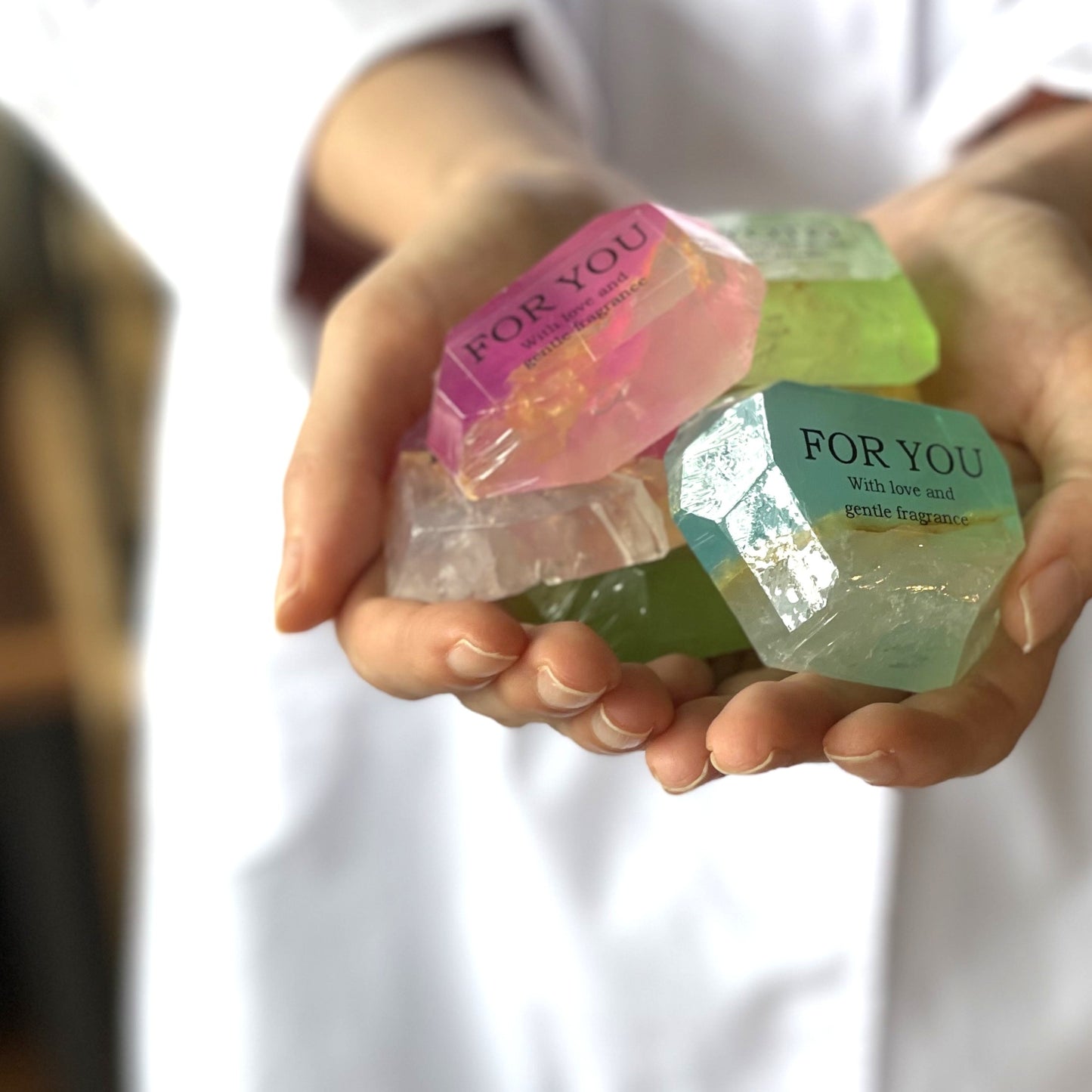 宝石石鹸プレート