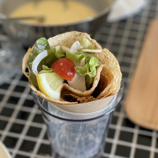 クレープ 鶏ハムサラダ Crepe Chicken Salad