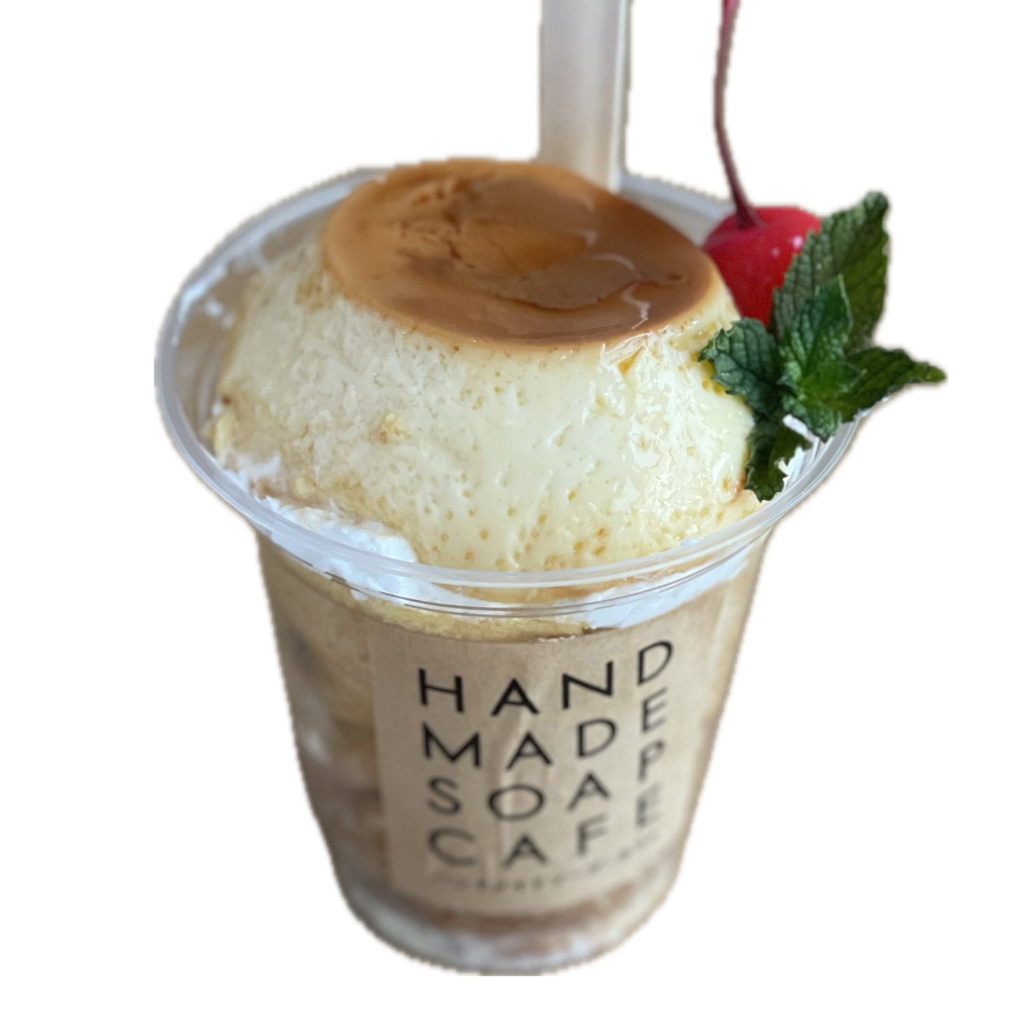 パフェクレープ プリン乗せ Parfait Crepe with Pudding