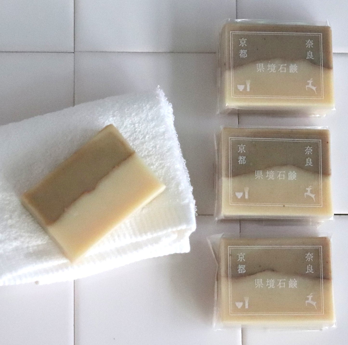 県境石鹸シリーズ Kyoto–Nara Borderline Soap, Fragrance of Kyoto & Nara