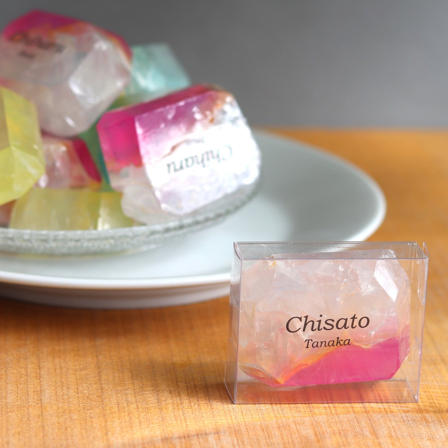 宝石石鹸プレート