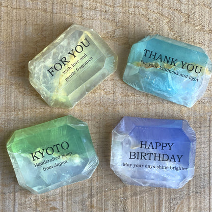 宝石石鹸プレート