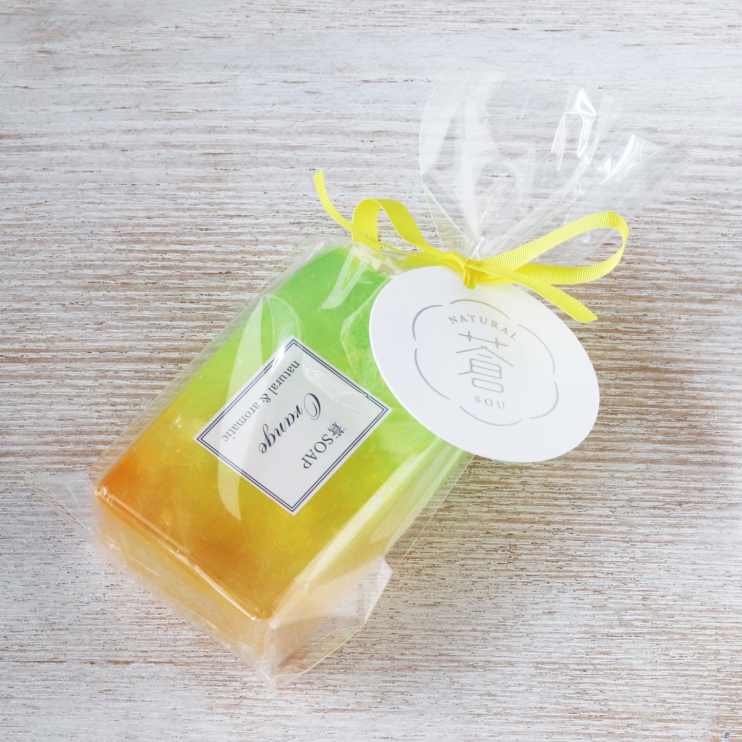 蒼SOAP（化粧石鹸）ラベンダー、ゼラニウム、オレンジの３種類